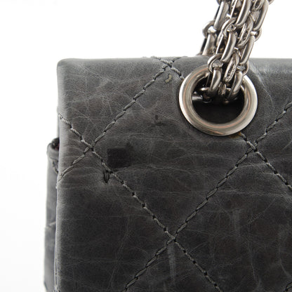 Chanel Aged Calfskin Quilted 50th Anniversary 2.55 Reissue 227 Flap Grey 6 of 7