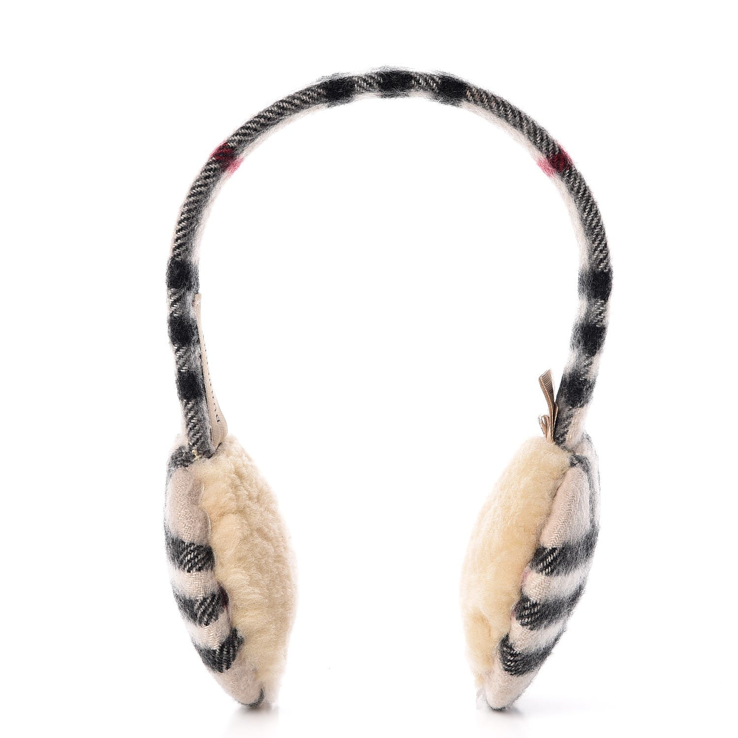 Burberry Cashmere House Check Earmuffs 1 of 5
