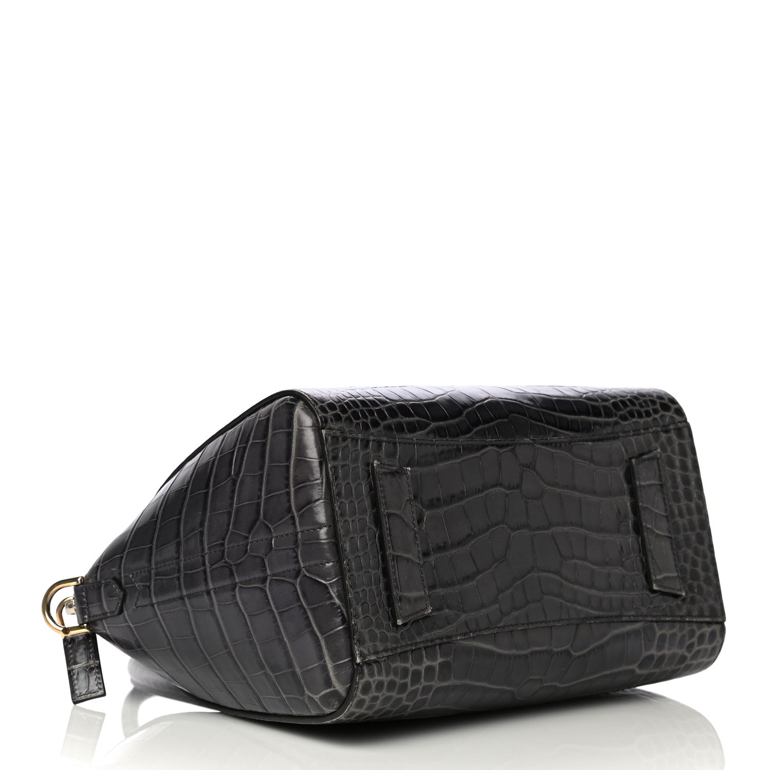 Givenchy Calfskin Crocodile Embossed Small Antigona Storm Grey 4 of 20