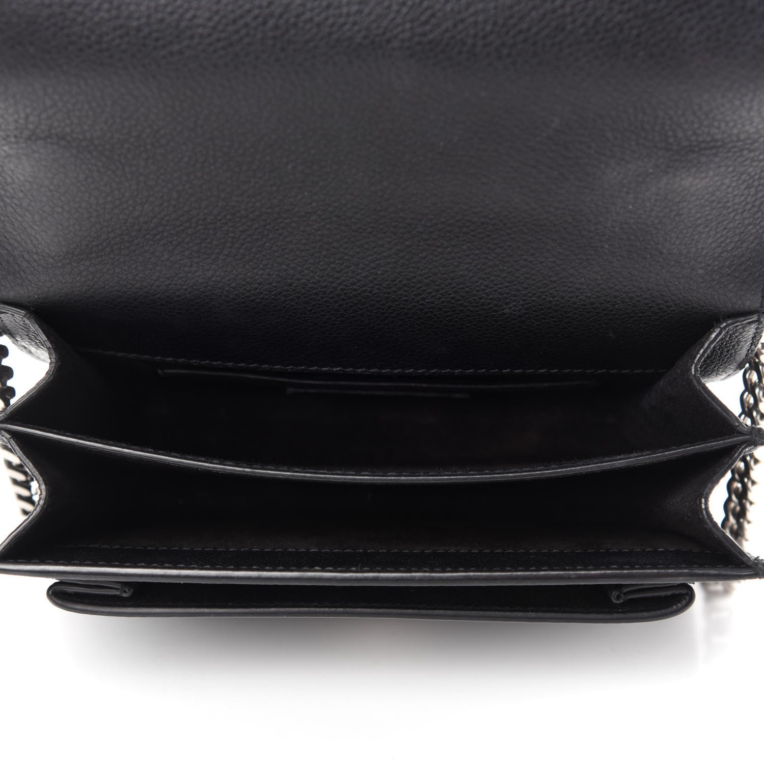 Saint Laurent Grained Calfskin Small Monogram Sunset Black 5 of 10