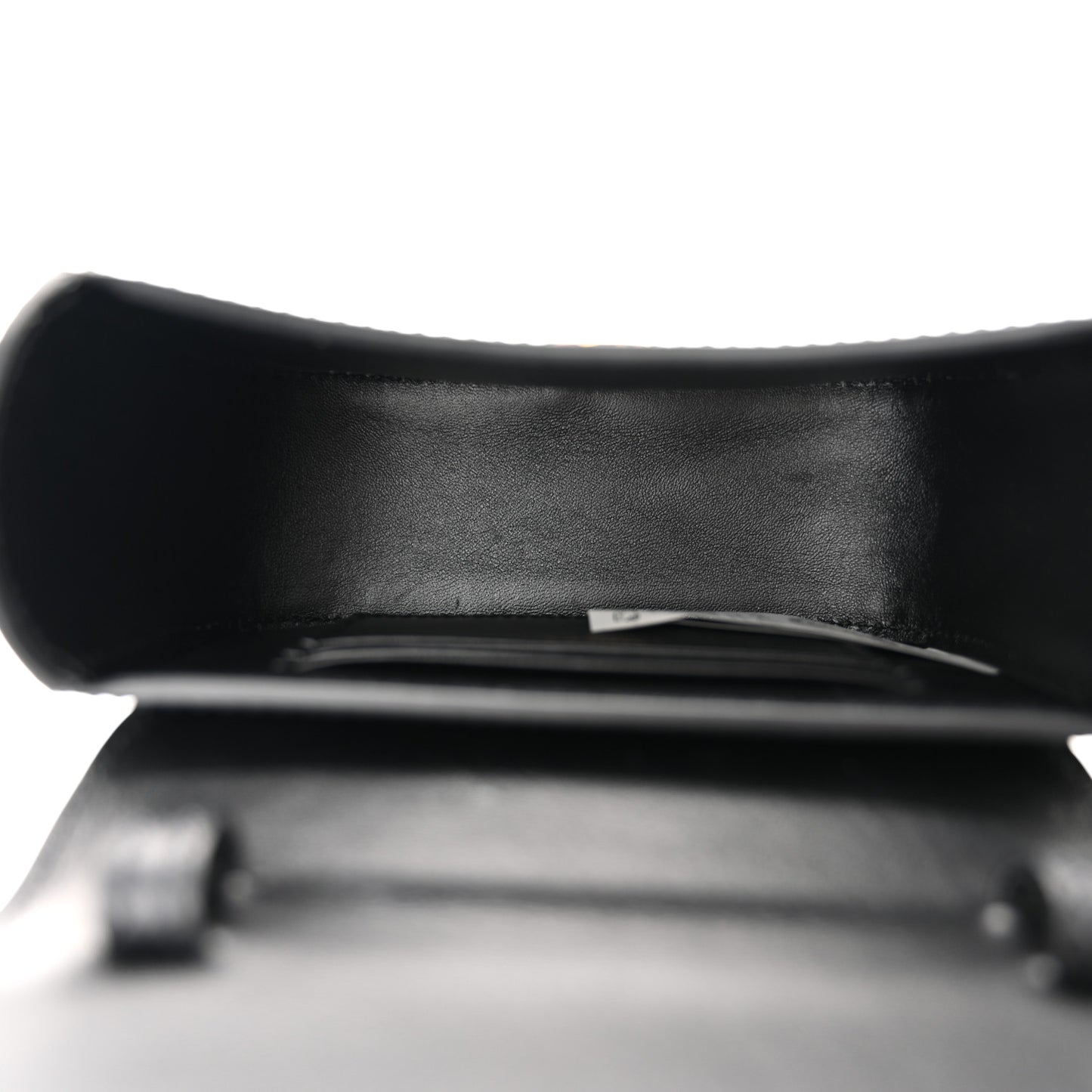 Grained Calfskin Mini La Medusa Bag Black