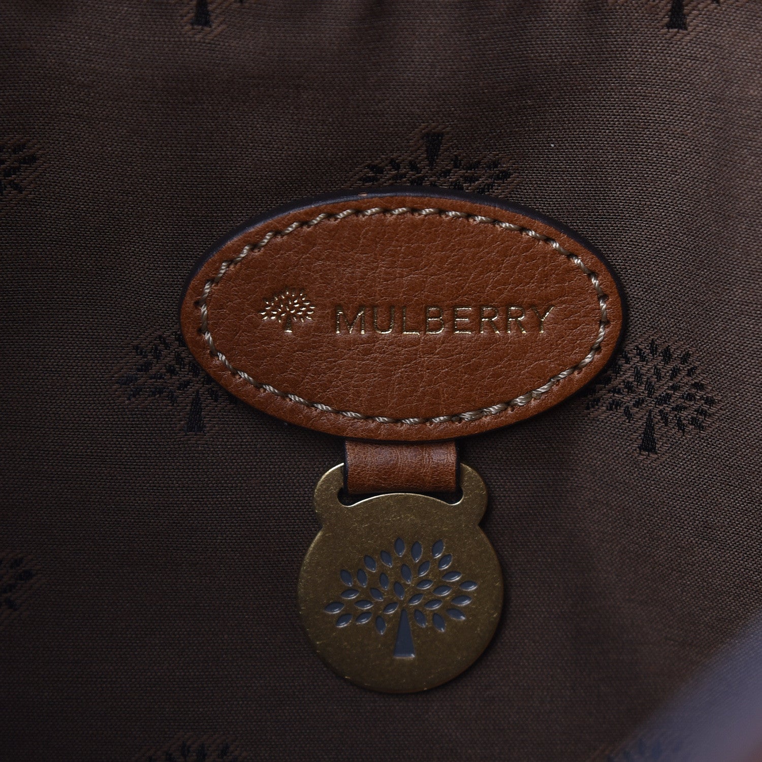 Mulberry Natural Calfskin Elkington Briefcase Oak 8 of 11