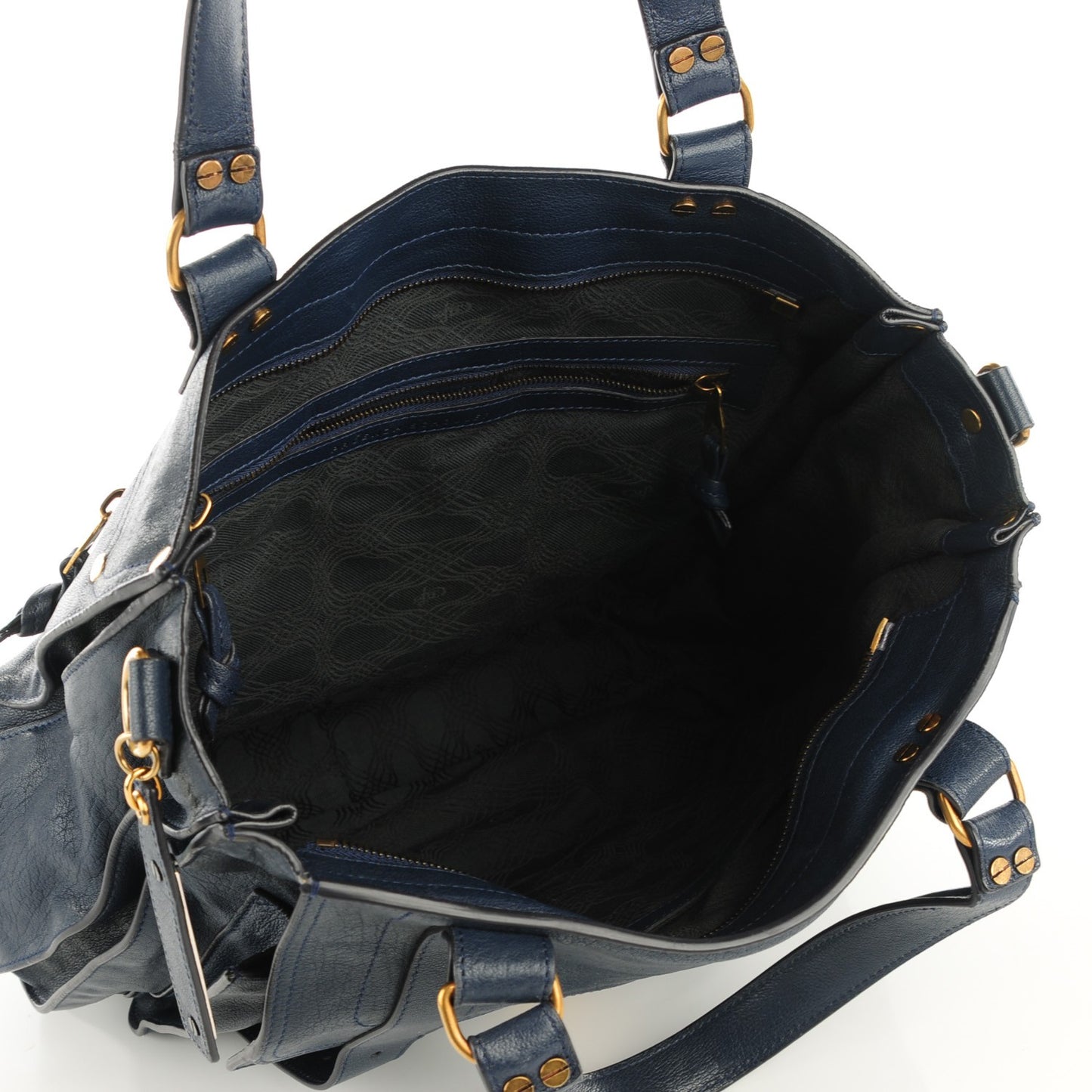 Lambskin PS1 Tote Midnight