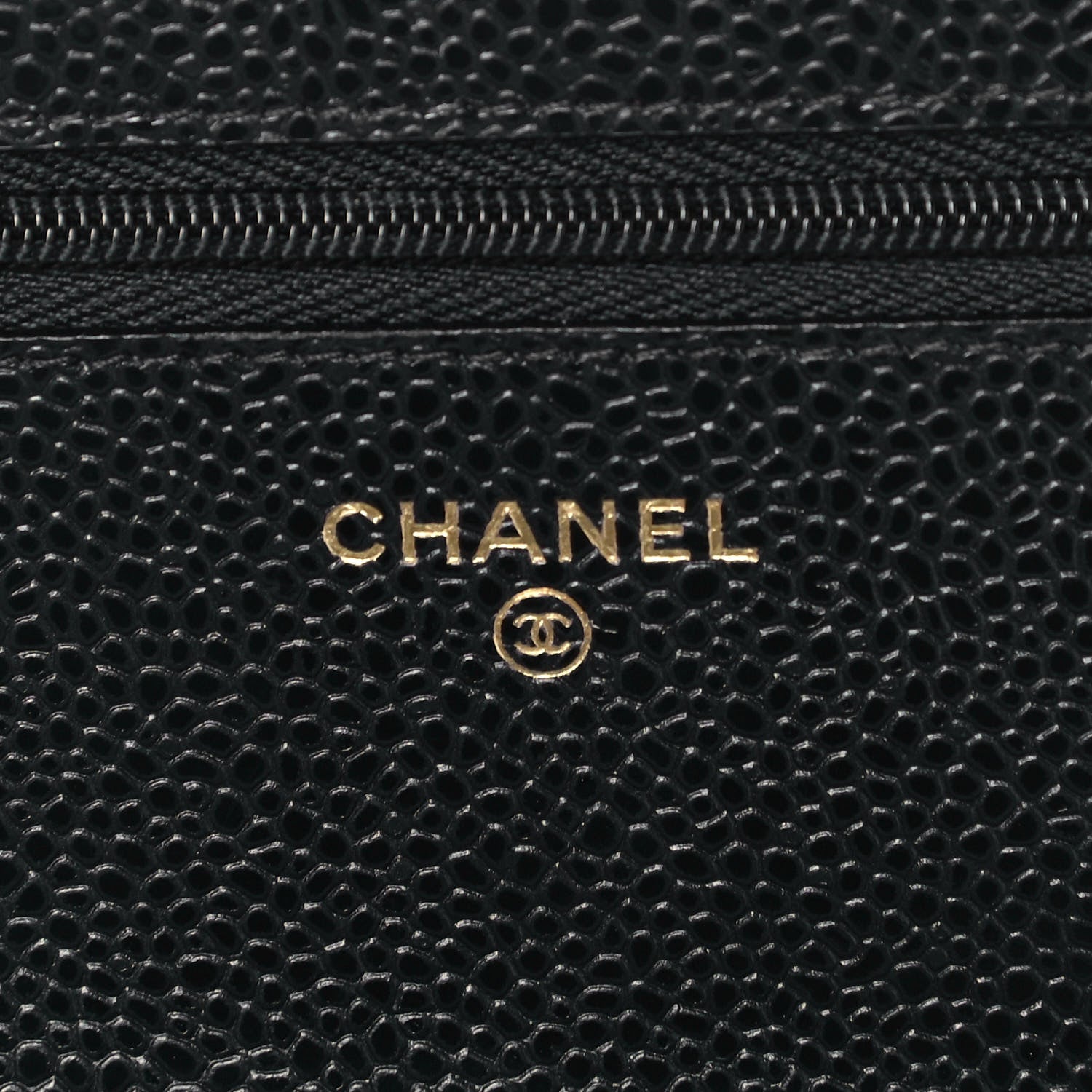 Chanel Caviar Quilted Wallet On Chain WOC Black 6 of 9