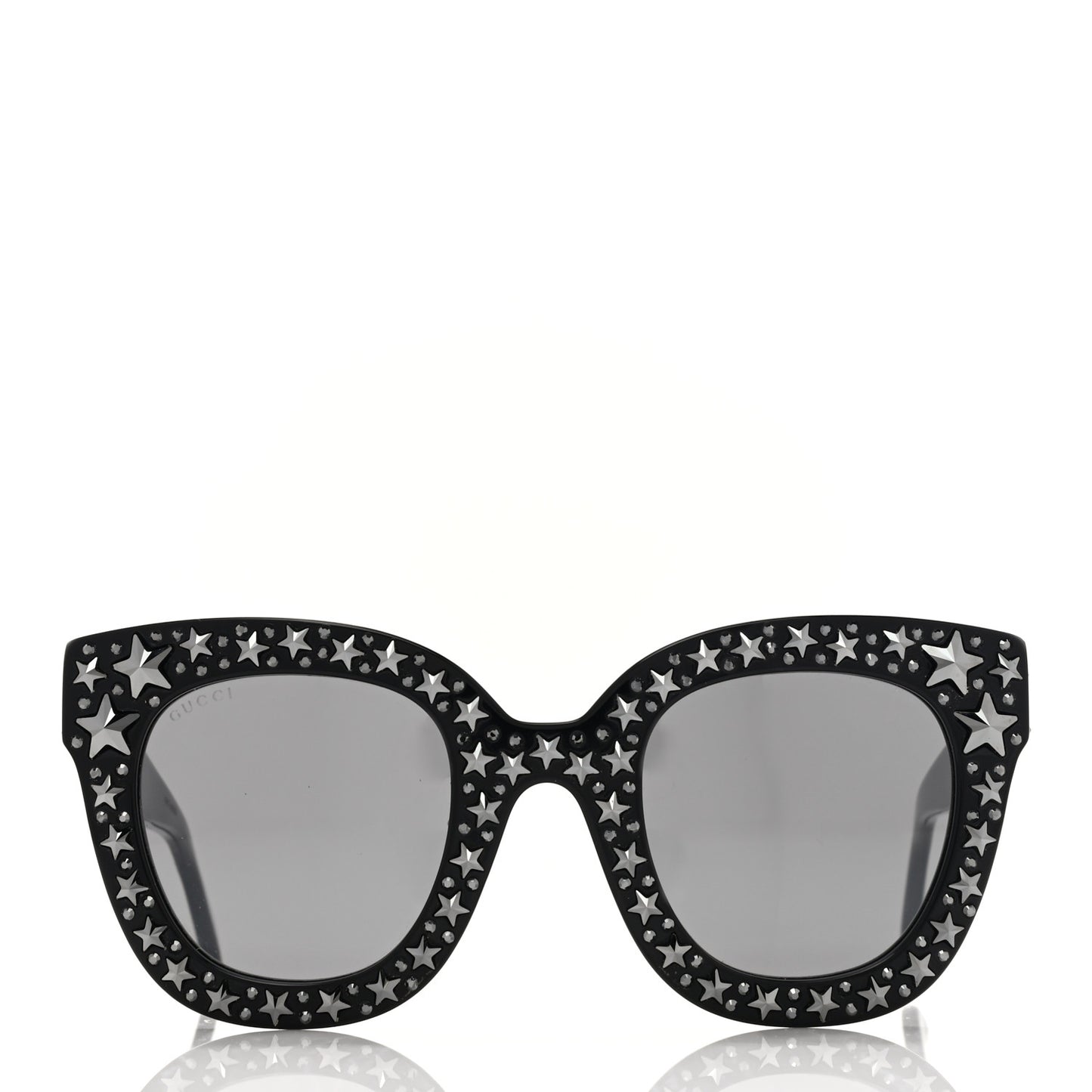 Acetate Stars Cat Eye Sunglasses GG0116S Black