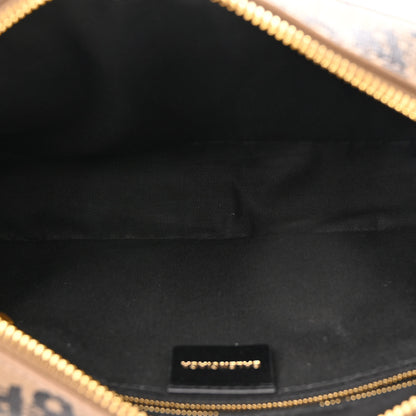 Balenciaga Coated Canvas BB Monogram Allover Logo Medium Signature Camera Bag Beige Brown Black 5 of 10