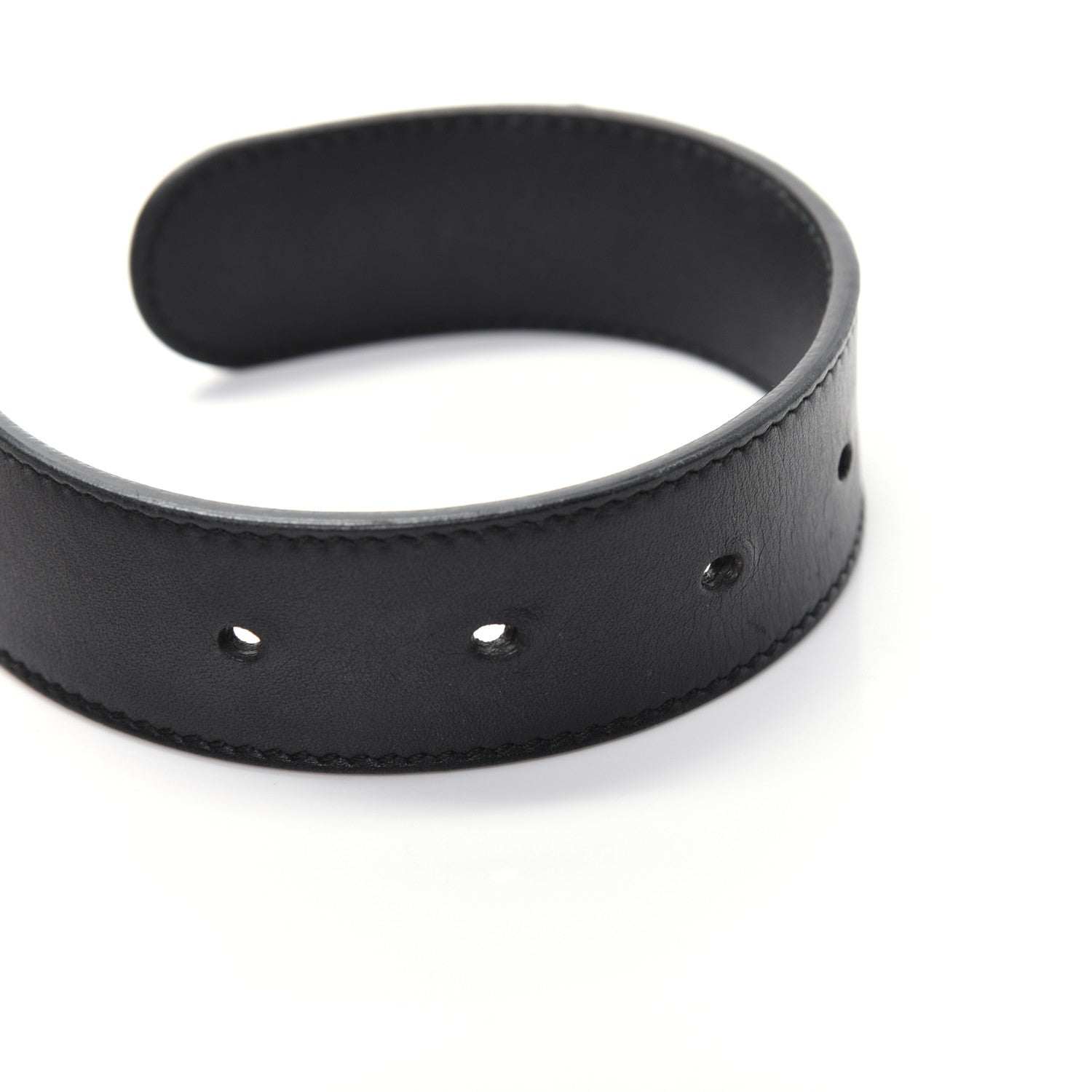 Gucci Calfskin Double G 30mm Belt 80 32 Black 5 of 9