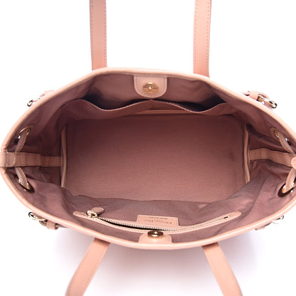 Christian Dior Coated Canvas Cannage Mini Panarea Tote Light Pink 5 of 10