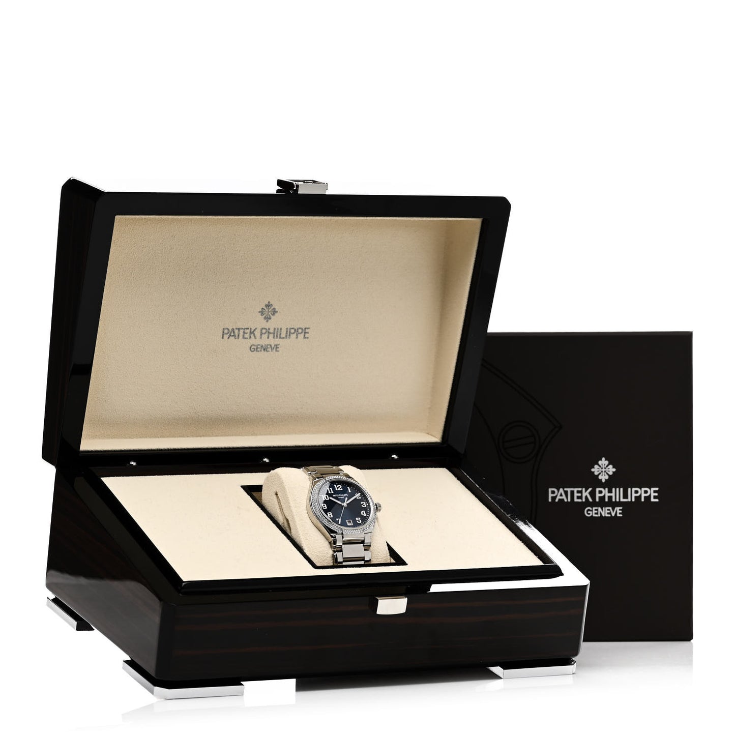 Stainless Steel Diamond 36mm Twenty-4 Automatic Watch Blue 7300/1200A-001