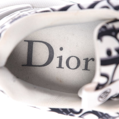 Christian Dior Oblique Cannage B24 Low Top Sneakers 42 White Black 8 of 11
