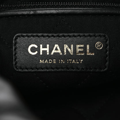 Chanel Shiny Calfskin Quilted Chanel 22 Black White 7 of 12