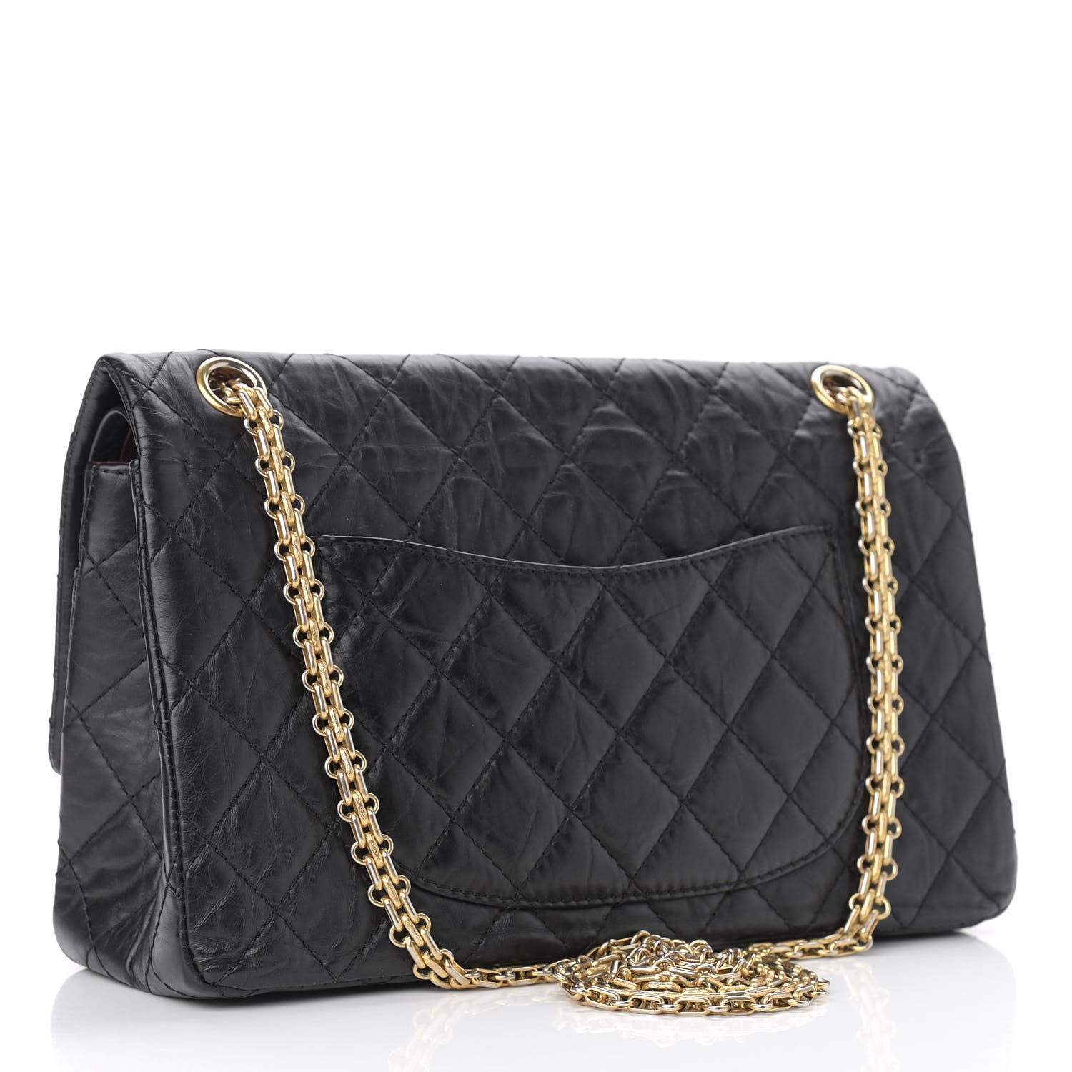 Chanel Aged Calfskin Quilted 2.55 Reissue 226 Flap Black 2 of 9