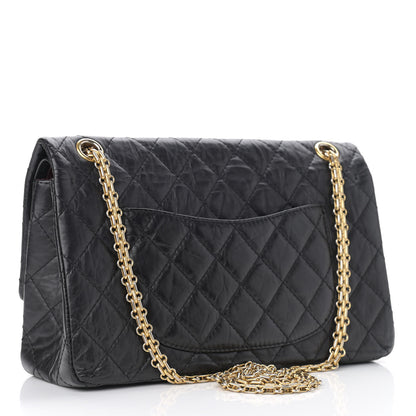 Chanel Aged Calfskin Quilted 2.55 Reissue 226 Flap Black 2 of 9
