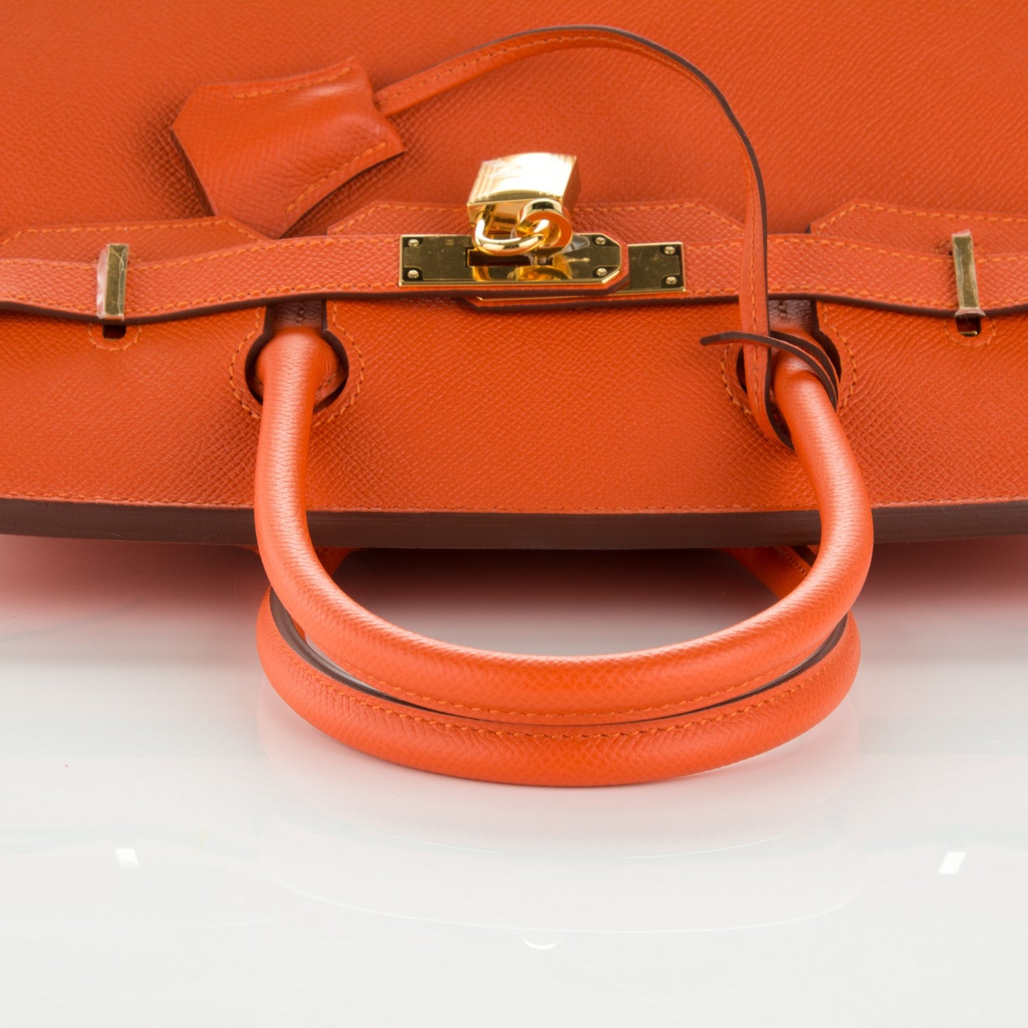 Epsom Birkin 30 Orange