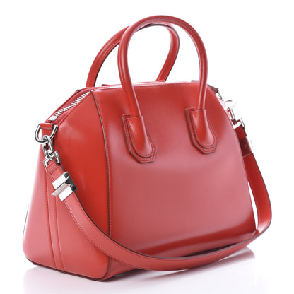 Givenchy Shiny Lord Calfskin Small Antigona Medium Red 3 of 10