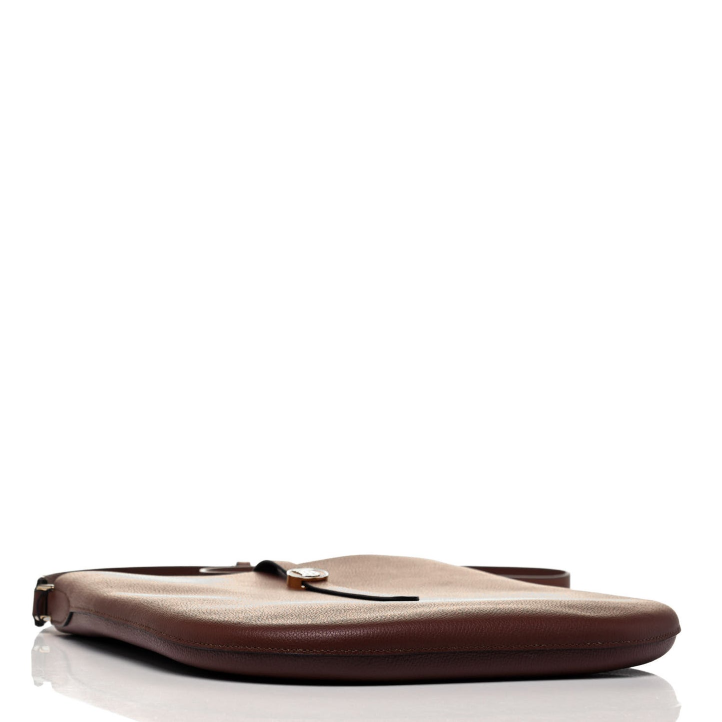 Grained Calfskin Medium TB Besace Bag Tan