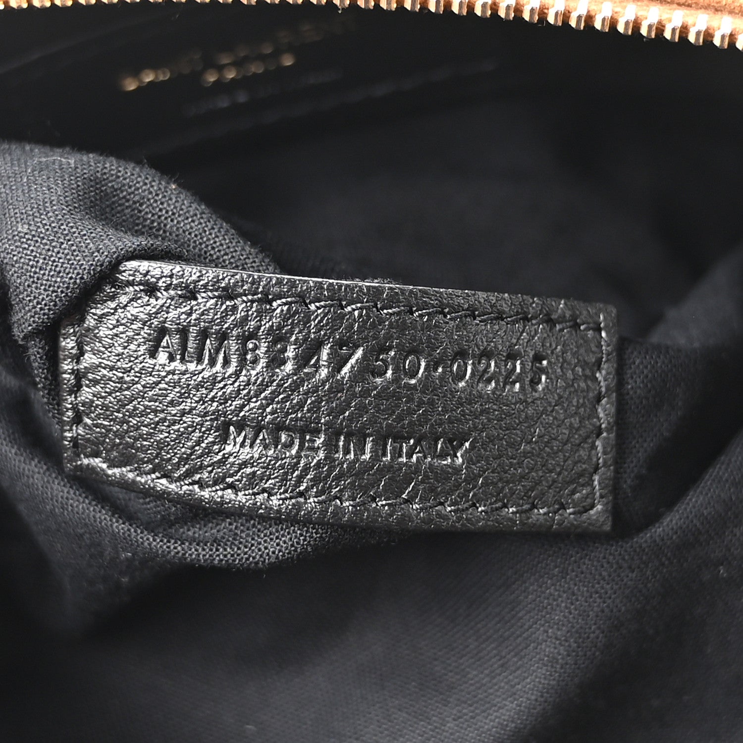 Saint Laurent Suede Amalia Hobo Caramel Cognac 8 of 11