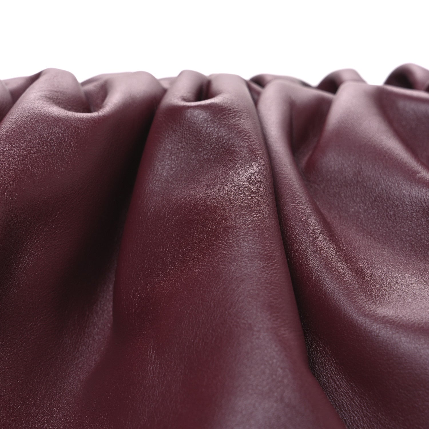 Bottega Veneta Smooth Butter Calf The Pouch Oversized Clutch Bordeaux 9 of 11