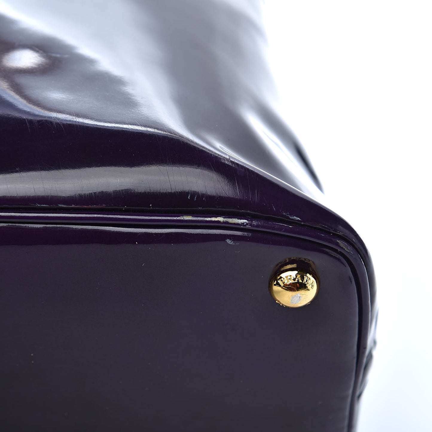 Spazzolato Medium Promenade Tote Viola Fume