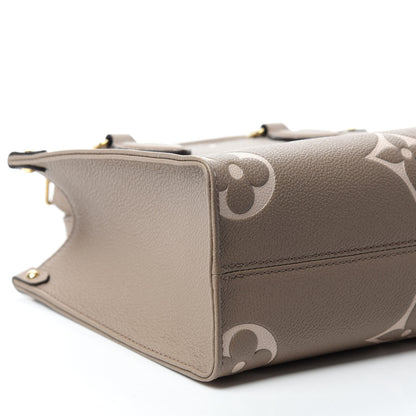 Louis Vuitton Empreinte Monogram Giant Onthego PM Tourterelle Creme 6 of 10