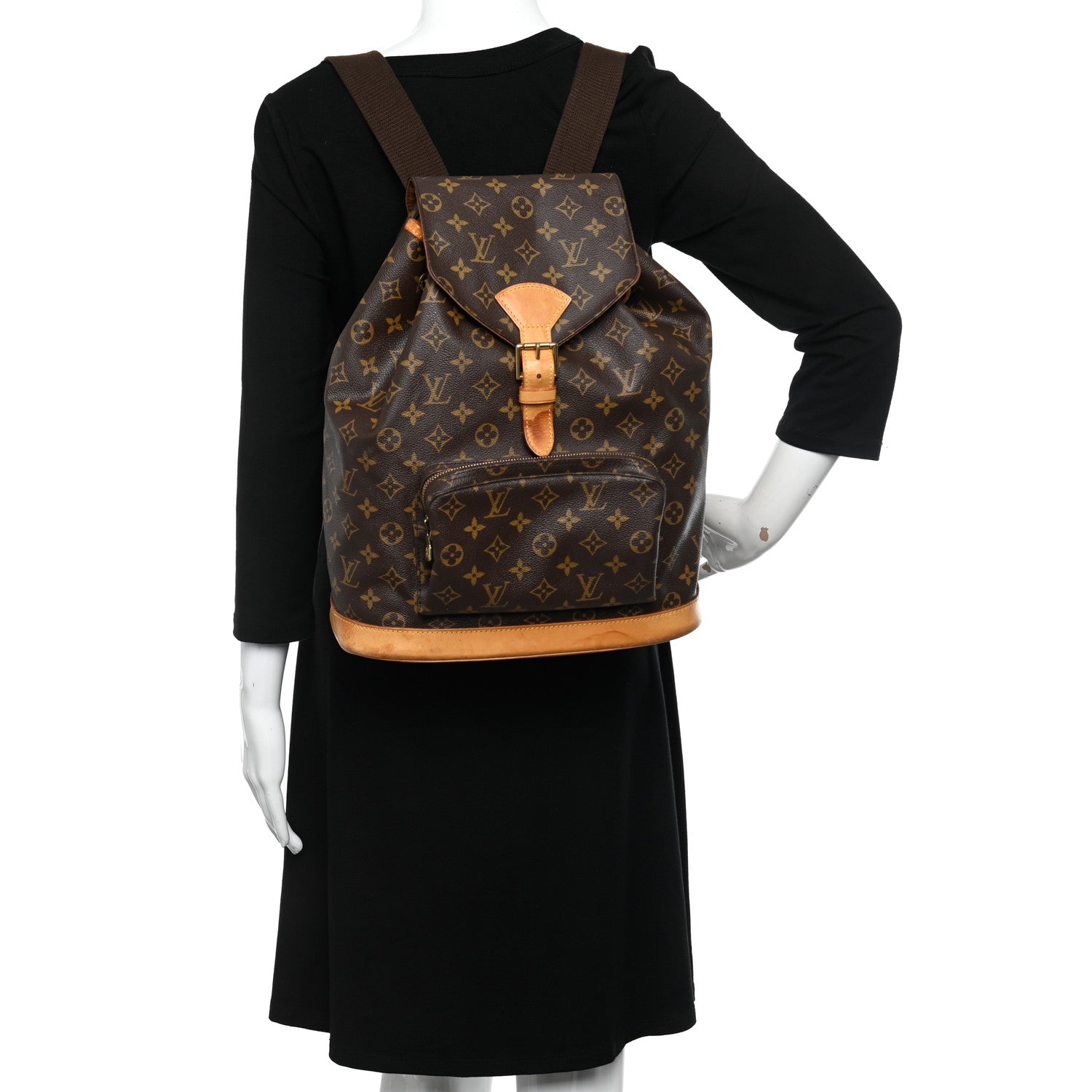 Louis Vuitton Monogram Montsouris GM Backpack 2 of 15