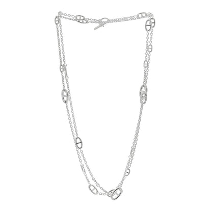 Hermes Sterling Silver Farandole Necklace 160 2 of 5