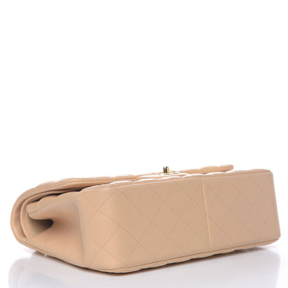 Chanel Lambskin Quilted Jumbo Double Flap Beige Clair 4 of 12