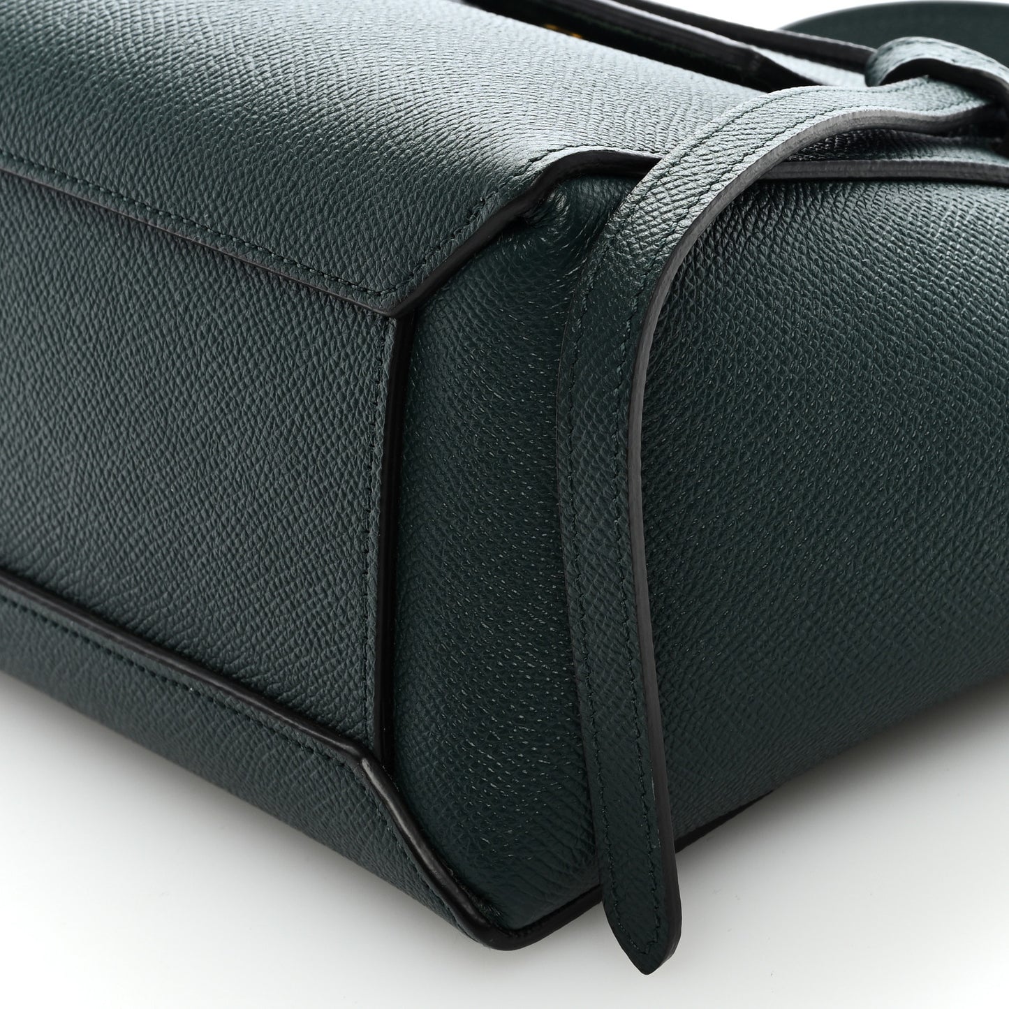 Grained Calfskin Nano Belt Bag Amazone