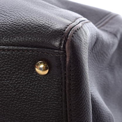 Chanel Calfskin Cerf Executive Shopper Tote Brown 10 of 13