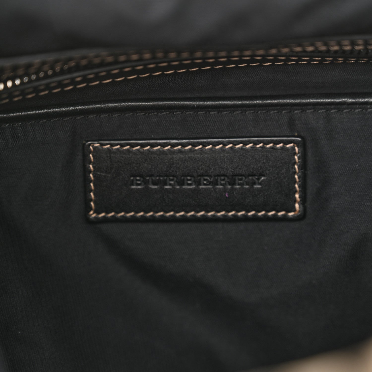 Burberry Nylon Vintage Check Medium Rucksack Backpack Antique Yellow 6 of 13