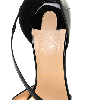 Christian Louboutin Patent Shiny Nappa Crissos Pumps 40.5 Black 6 of 10