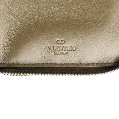 Valentino Garavani Nappa Canvas Camouflage Rockstud Top Handle Travel Wallet Multicolor 7 of 11