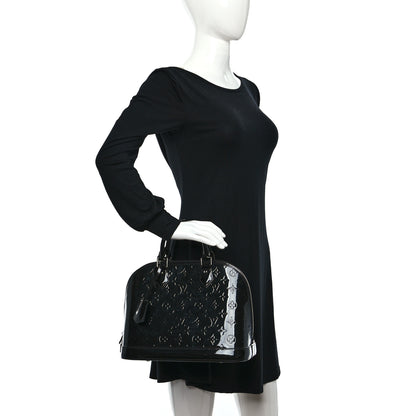 Louis Vuitton Vernis Alma PM Noir Magnetique 2 of 8