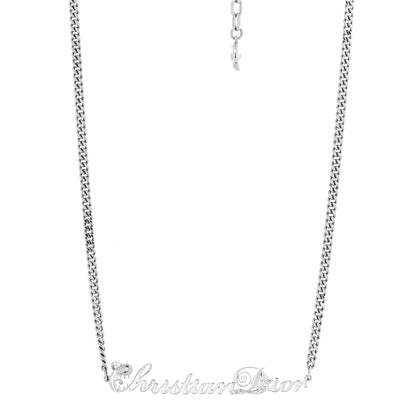 Christian Dior X KENNY SCHARF Logo Necklace Palladium 1 of 6
