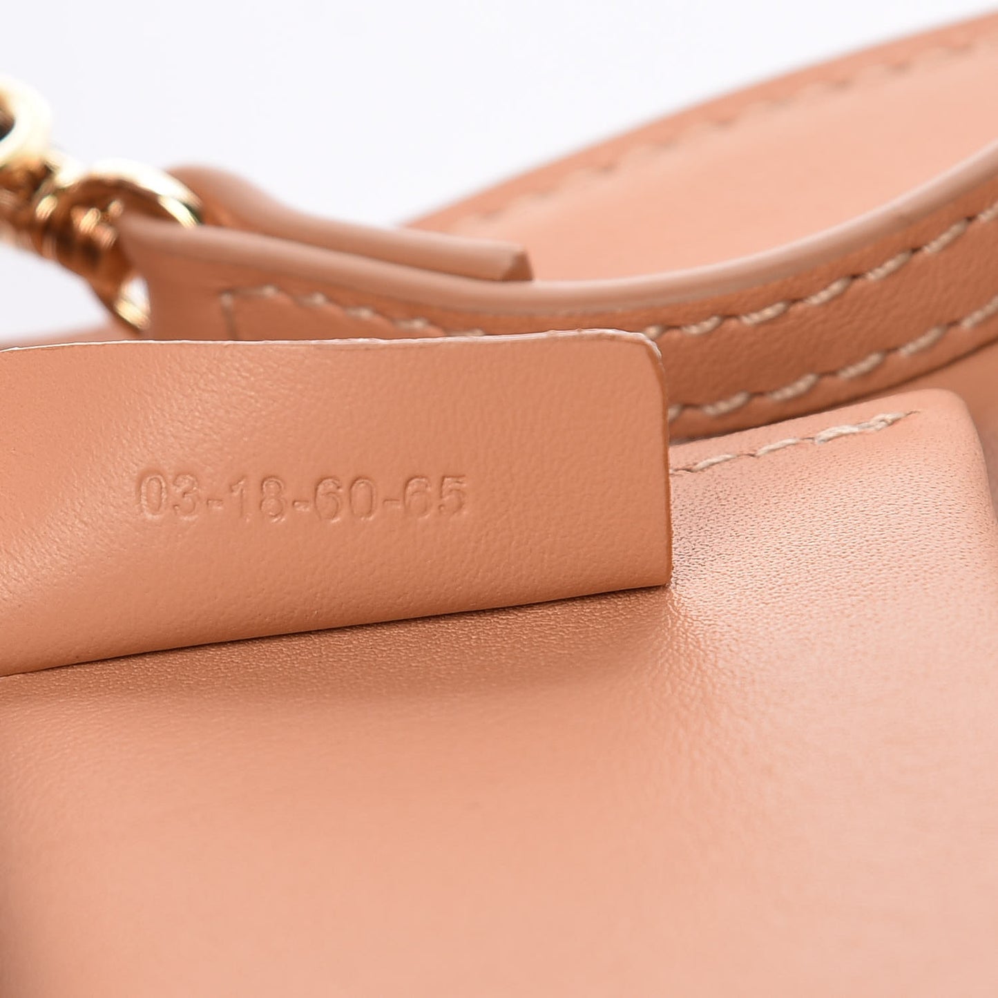 Calfskin Drew Bijou Clutch Blushy Pink