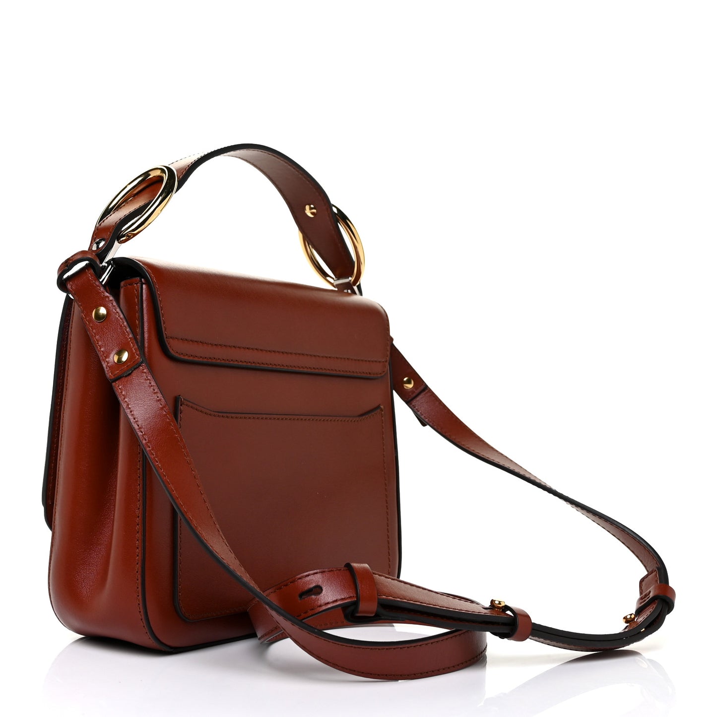 Calfskin Small C Double Carry Sepia Brown