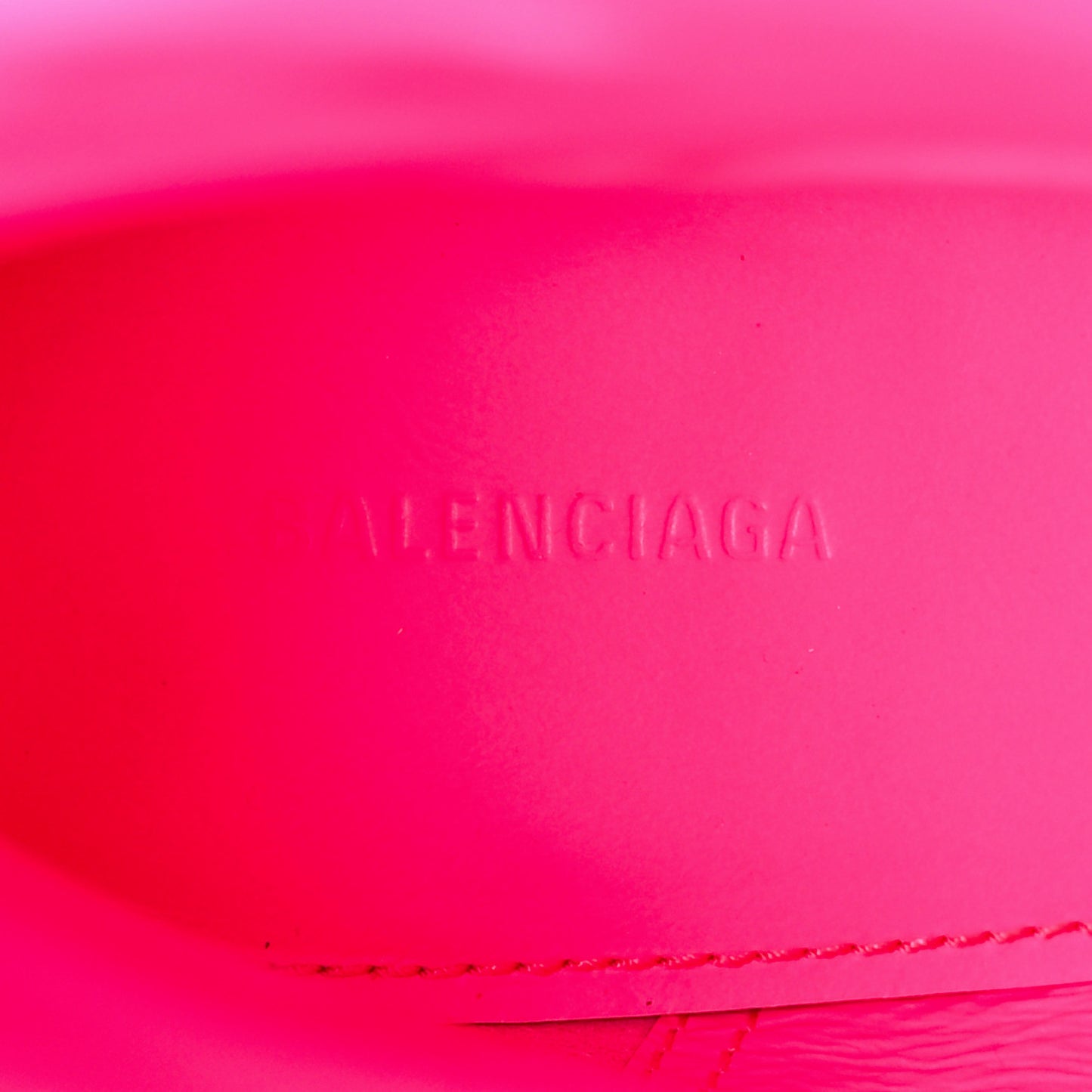 Agneau Arena Cagole 90mm Ankle Boots 37.5 Fluo Pink