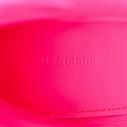 Balenciaga Agneau Arena Cagole 90mm Ankle Boots 37.5 Fluo Pink 7 of 10