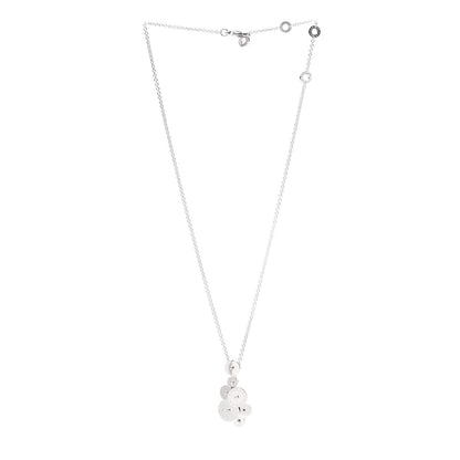 Bulgari 18K White Gold Cicladi Pendant Necklace 3 of 7