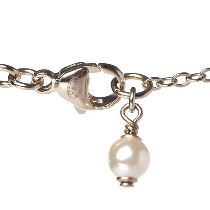 Chanel Crystal CC Necklace Light Gold 6 of 6