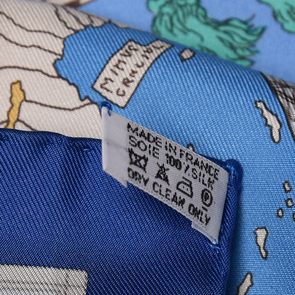 Hermes Silk Les Ameriques Scarf 90 8 of 10