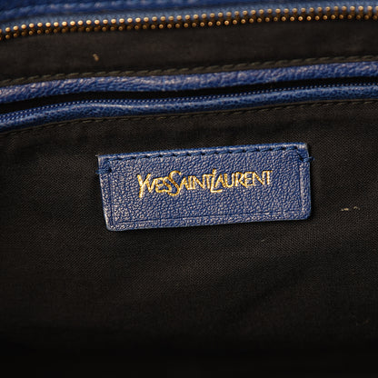 Saint Laurent Sheepskin Medium Cabas ChYc Blue 5 of 13