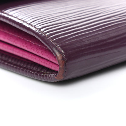 Louis Vuitton Epi Sarah Wallet Cassis 8 of 11