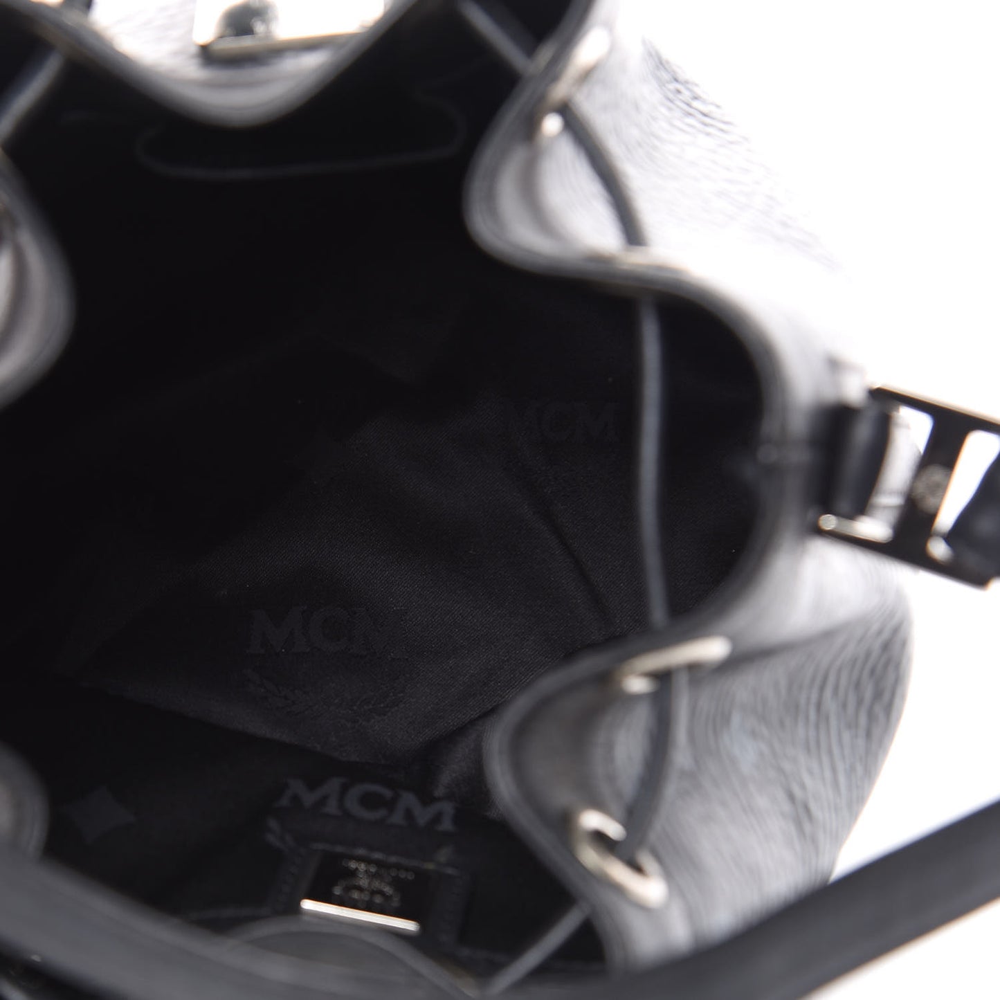 Visetos Essential Drawstring Bucket Bag Black