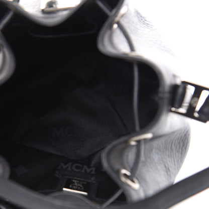 MCM Visetos Essential Drawstring Bucket Bag Black 5 of 12