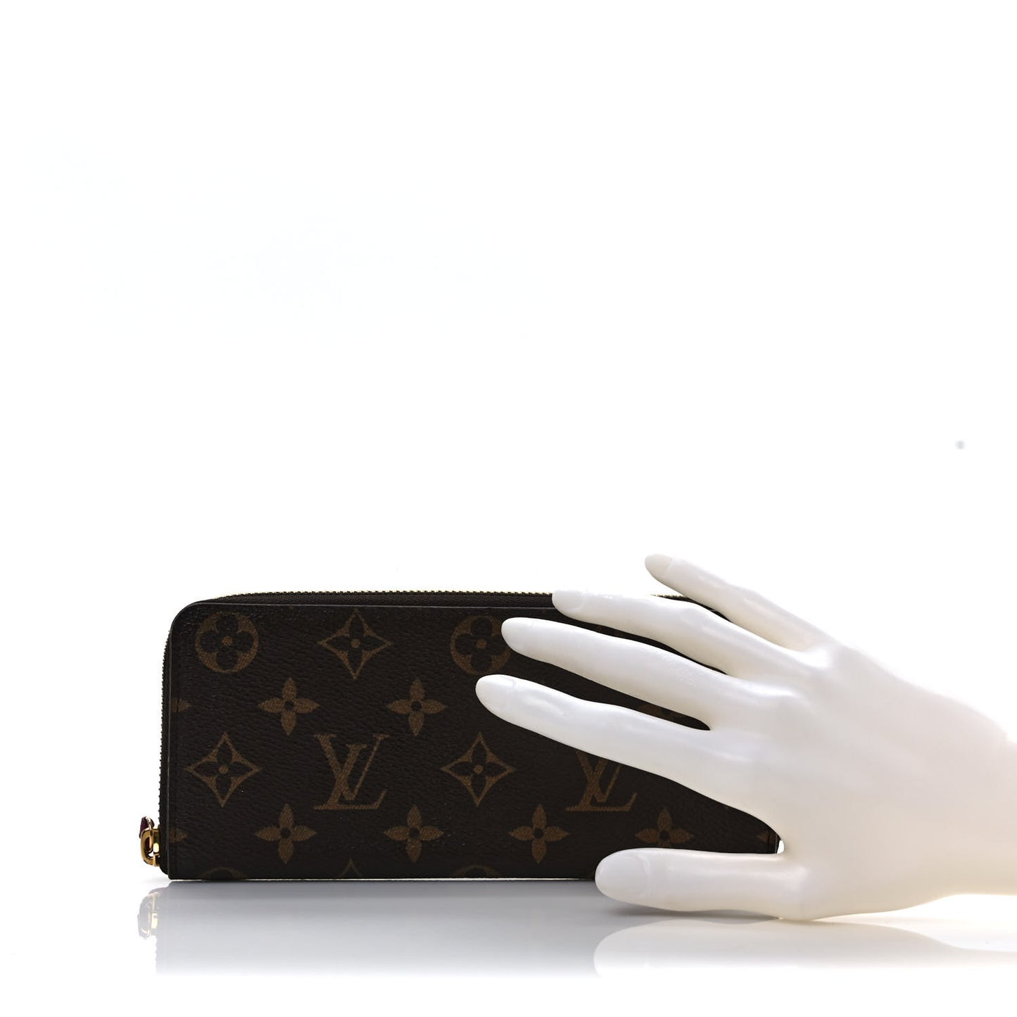 Monogram Clemence Wallet Fuchsia