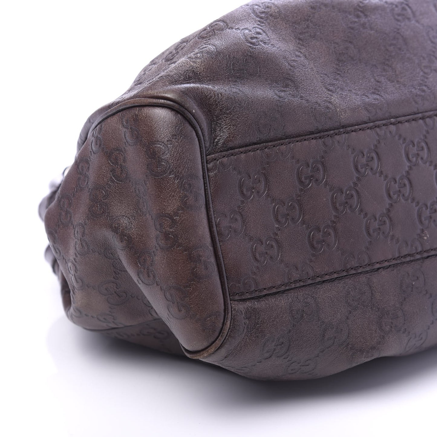 Guccissima Medium Sukey Tote Chocolate