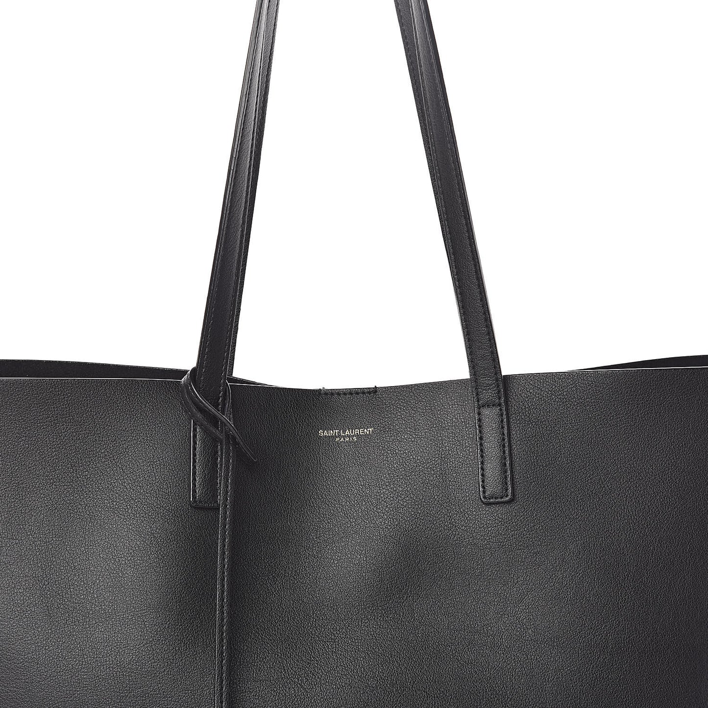 Calfskin Large Shopping Tote Black