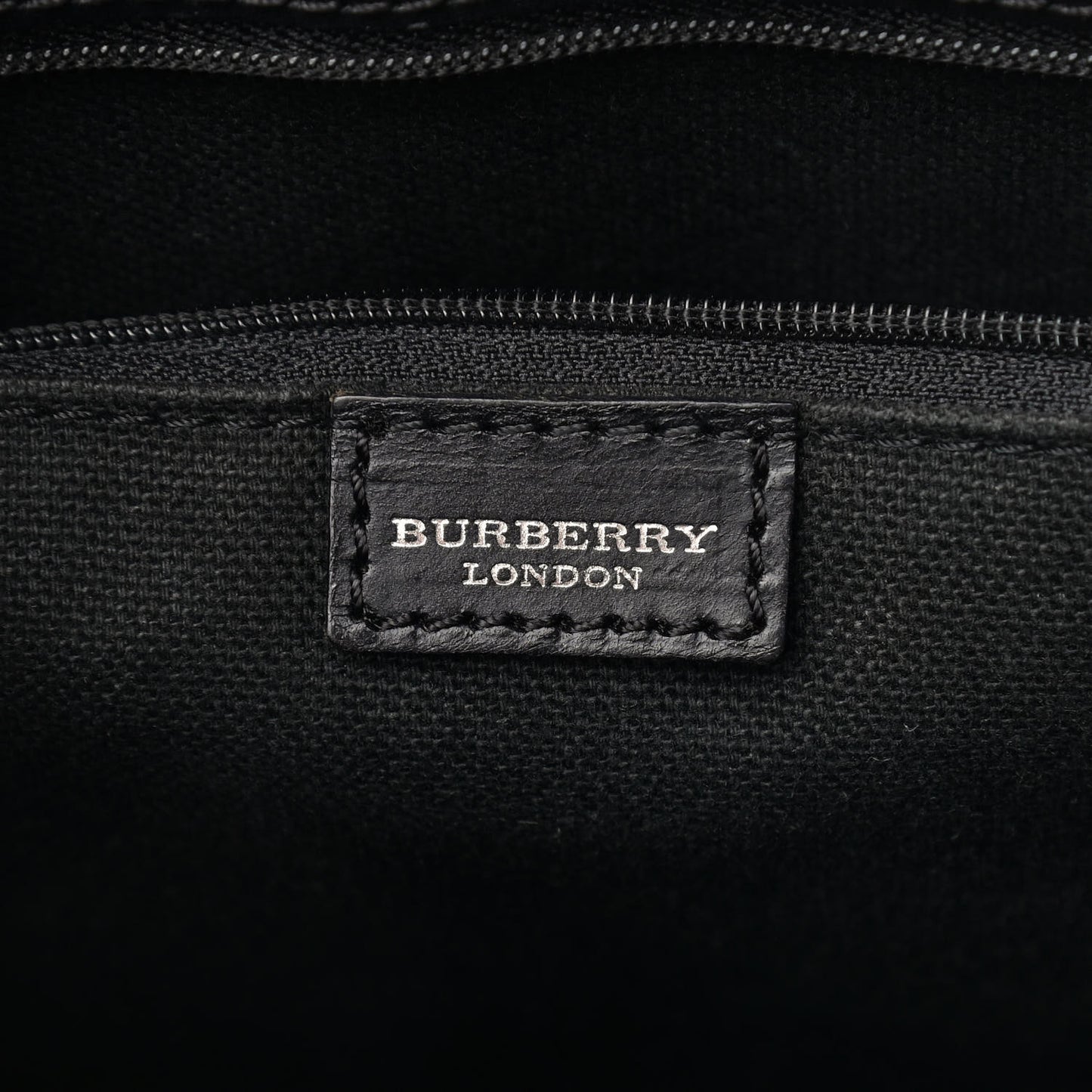 House Check Small Tote Black