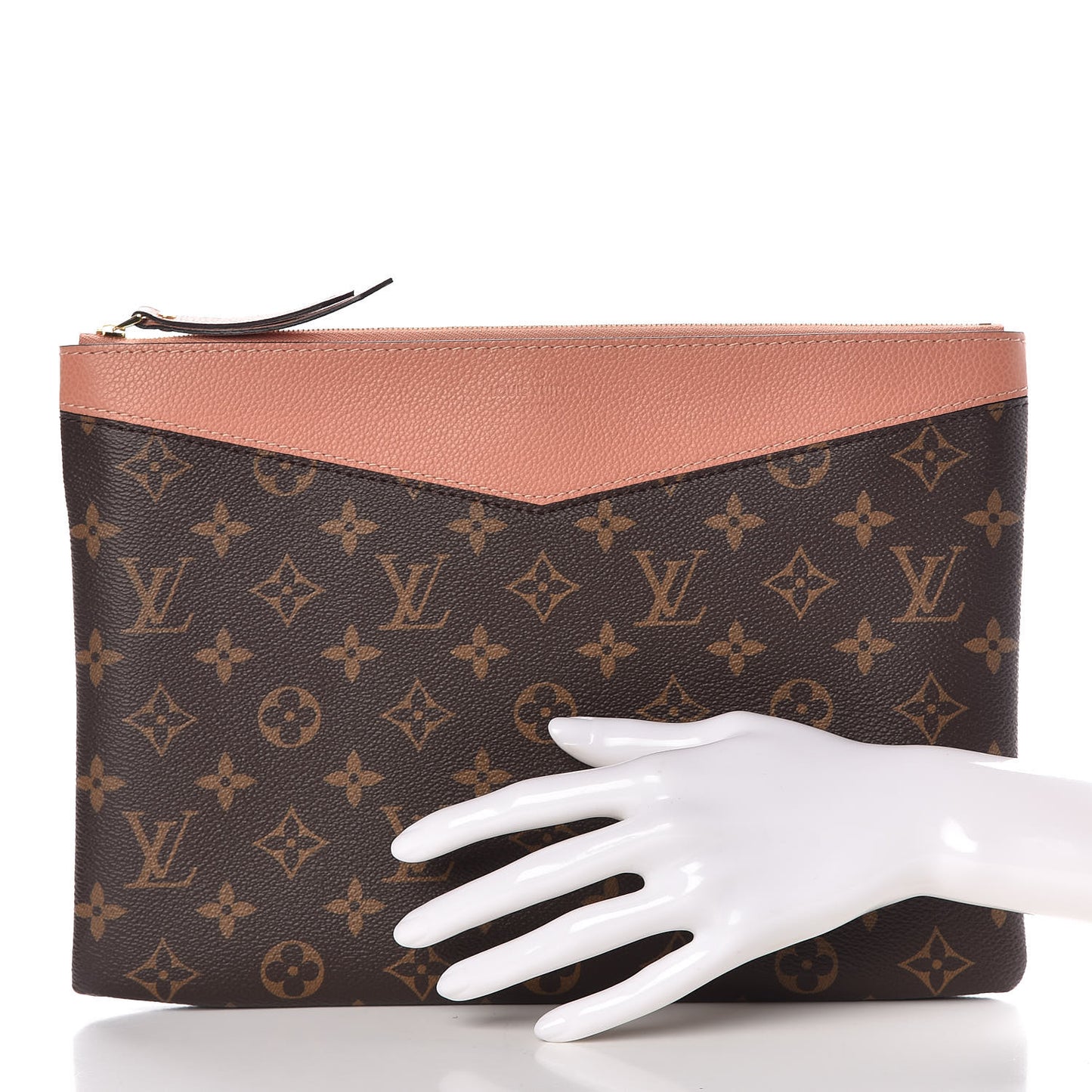Monogram Daily Pouch Peach